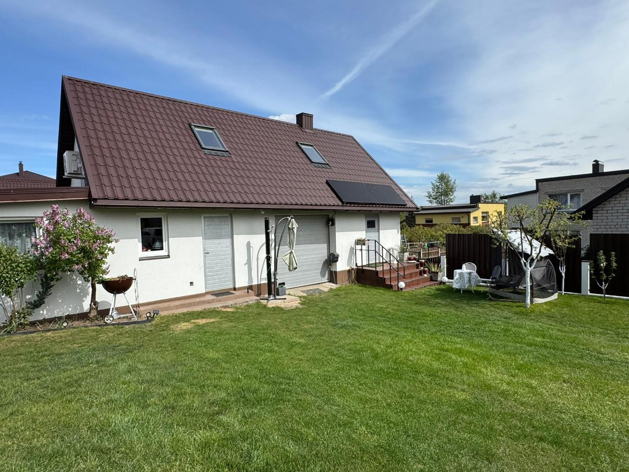 Dvi Liepos Villa Merkine Bagian luar foto